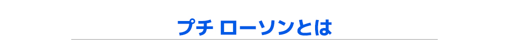 プチ ローソンとは