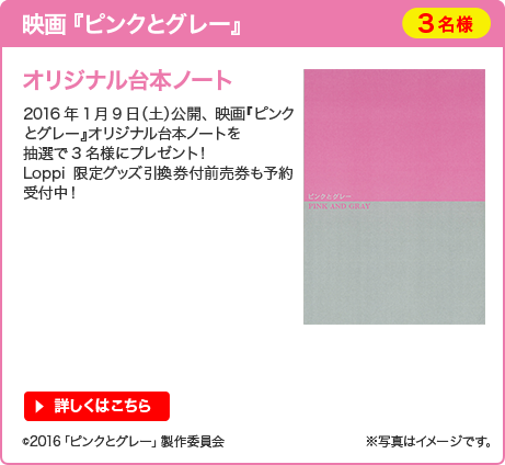 映画『ピンクとグレー』 オリジナル台本ノート