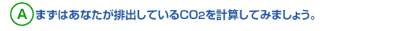 A�܂��͂��Ȃ����r�o���Ă���CO2���Z�o���Ă݂܂��傤�B