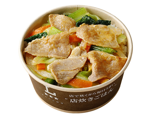 ピリ辛とり野菜みそ使用！豚野菜丼