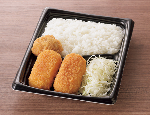 丹那牛乳のかにクリームコロッケ＆から揚げ弁当