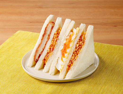 あんスパ風サンド（トンカツ＆たまご）