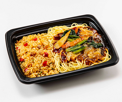 五味八珍監修　炒飯＆五目焼きそば弁当