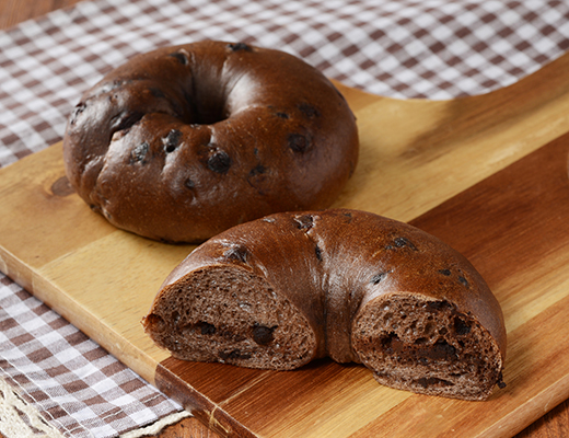 むぎゅっとショコラベーグル ハイカカオ70%チョコレートチップ