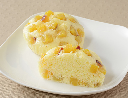そこまで！ごろっとお芋の蒸しケーキ