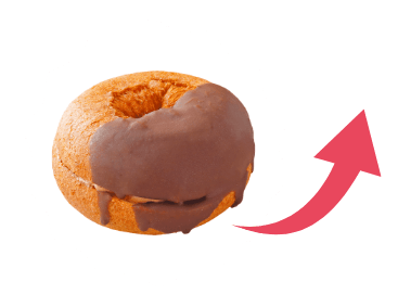 生ドーナツ チョコホイップのイメージ