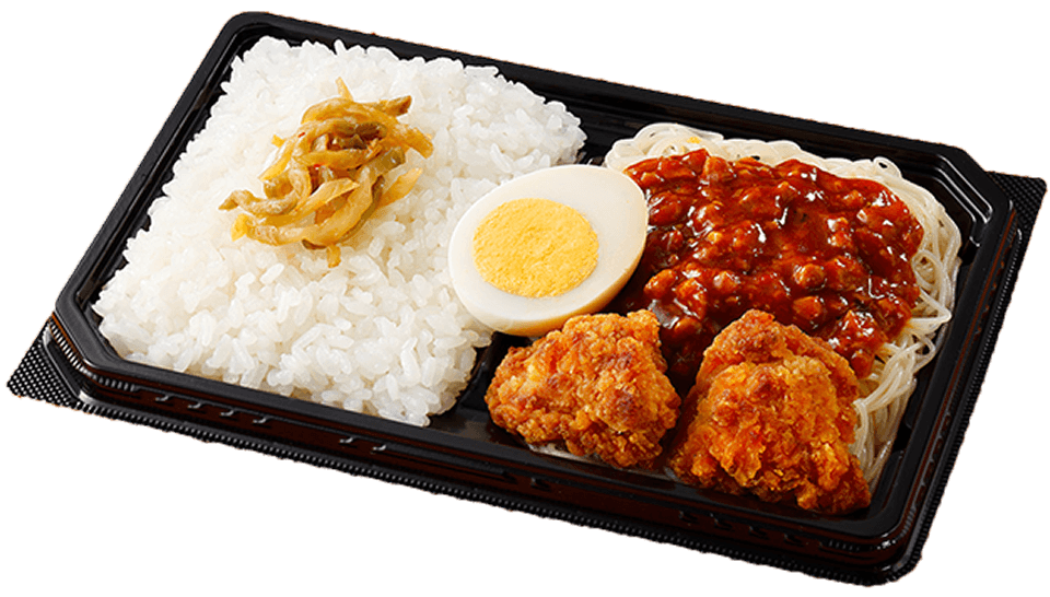 麻婆ビーフン＆唐揚弁当