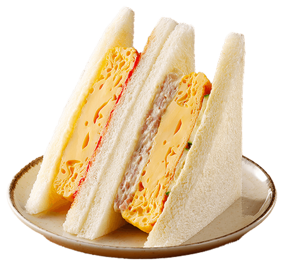 おだしのきいた玉子焼＆ハムサンド