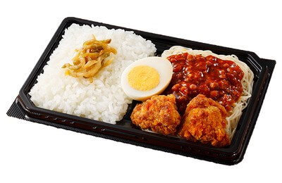 麻婆ビーフン＆唐揚弁当