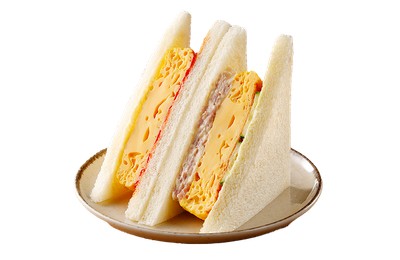 おだしのきいた玉子焼＆ハムサンド