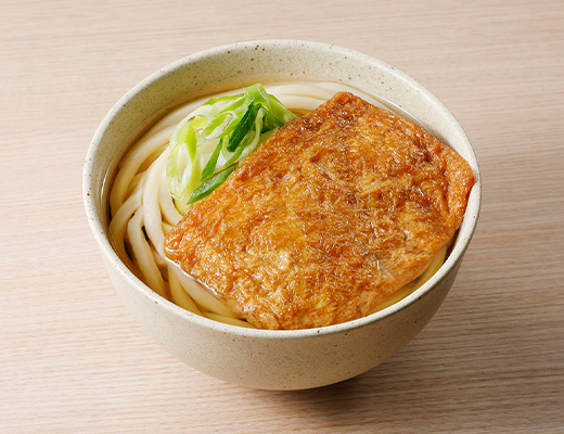 じゅわっと甘さ広がるきつねうどん