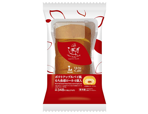 らぽっぽファーム監修　ポテトアップルパイ風もち食感ロール