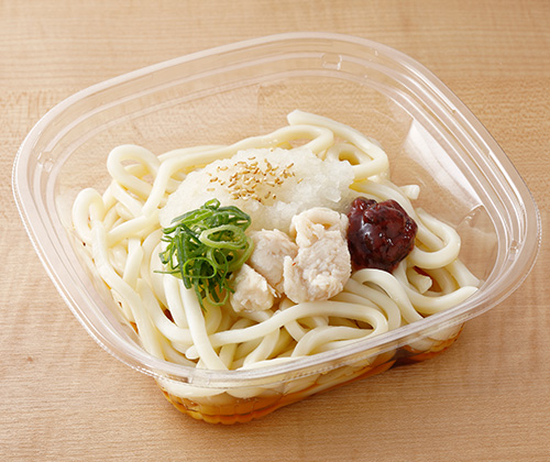 おろしぶっかけうどん（紀州産梅のしそ梅）