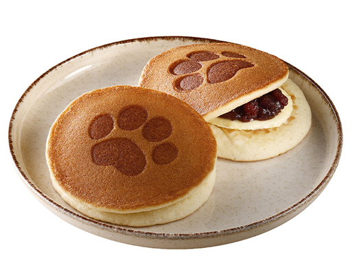 秋田犬の肉球パンケーキ　あんマーガリン＆男鹿の塩