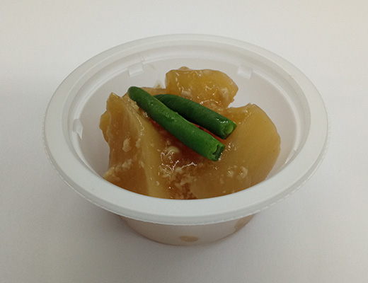 温めて食べる大根の鶏そぼろあん(柚子風味)