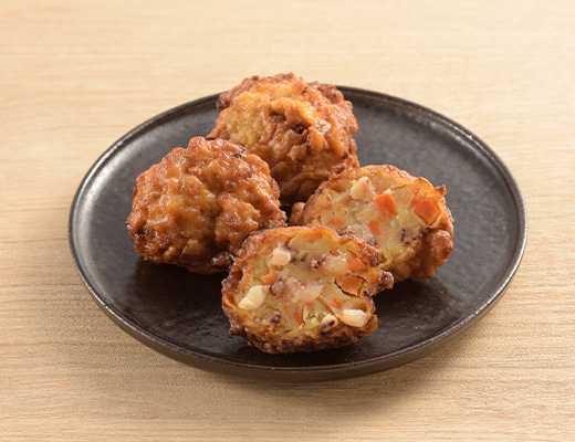 冷たいまま食べるいがメンチ