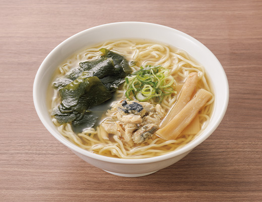 宮古産さば・三陸産わかめ使用　さばラーメン