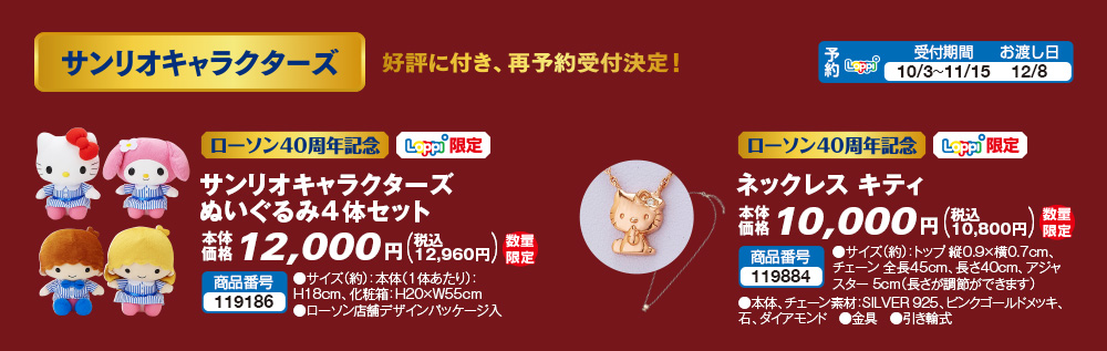 ローソン40周年記念グッズ｜ローソン