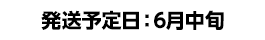 発送予定日：6月中旬