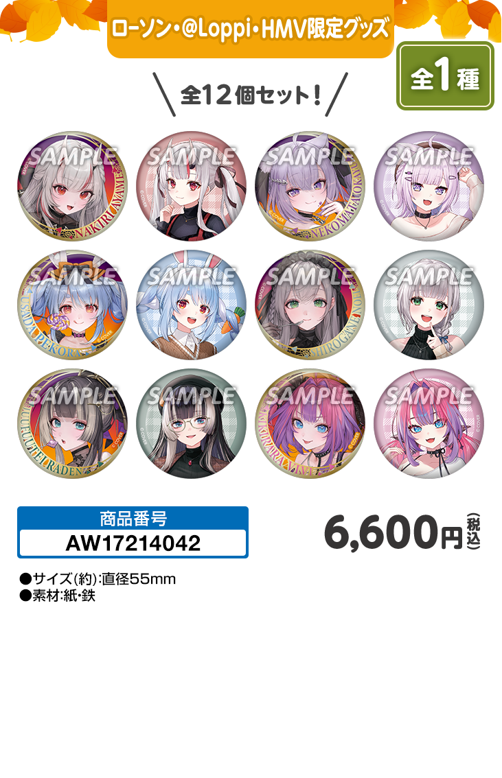 缶バッジコンプリートセット