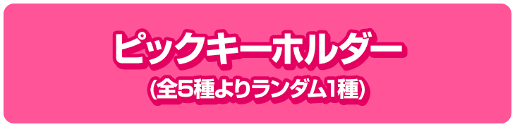 ピックキーホルダー(全5種よりランダム1種)