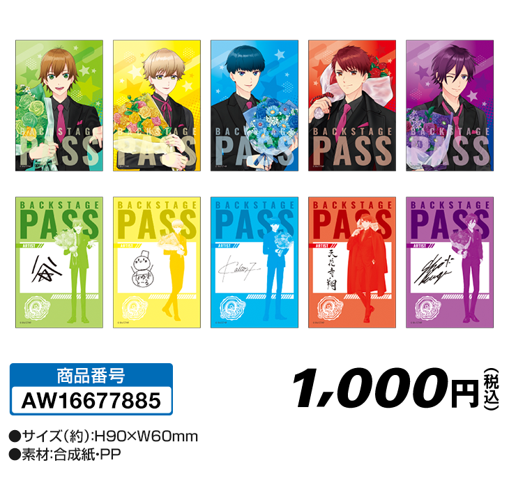 パスデザインステッカー2枚セット(全10種よりランダム2種)