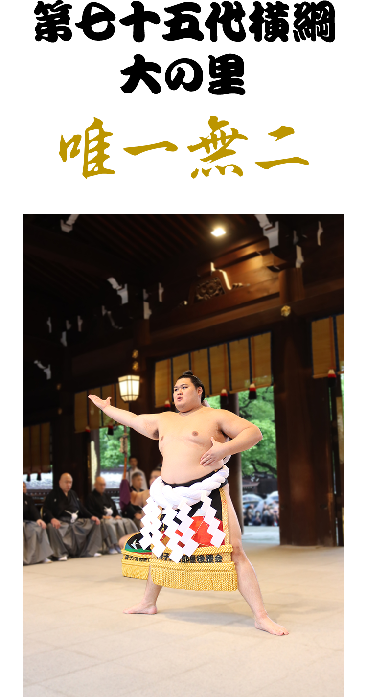 第七十五代横綱 大の里 唯一無二プレミアムフレーム切手セット｜ローソン