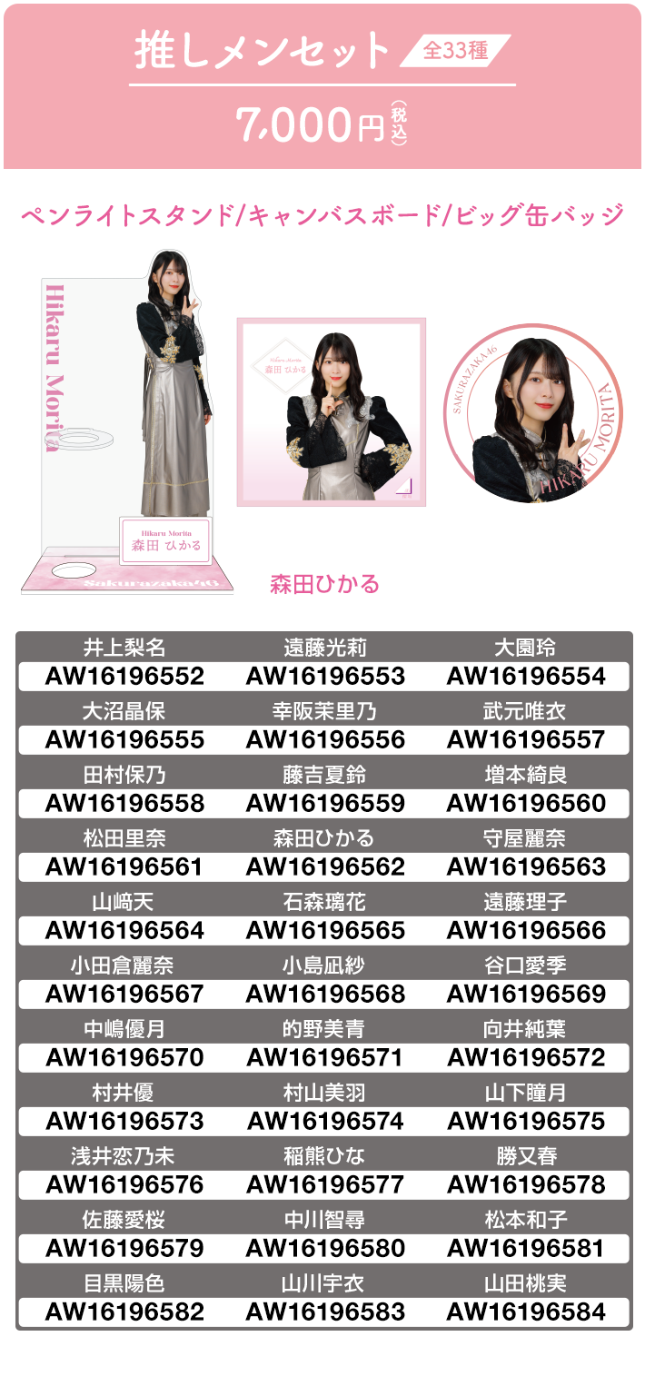 推しメンセット