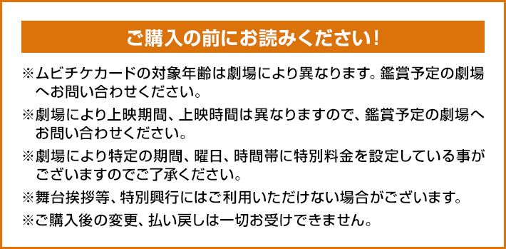 ご購入の前にお読みください！