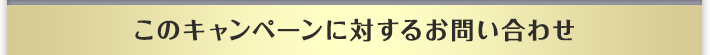 このキャンペーンに対するお問い合わせ