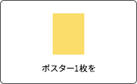 ポスター1枚を