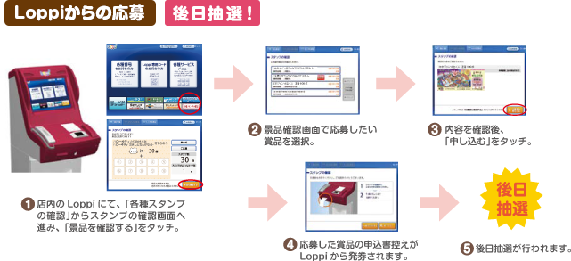 Loppiからの応募 後日抽選!