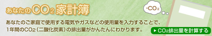 あなたのCO2家計簿