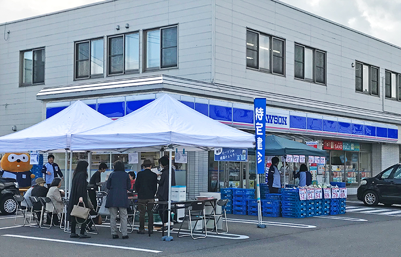 北海道旭川市の様子