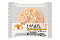 画像 愛知県産牛乳使用ミルククリ-ムのクッキ-シュ-(桃ジャム入り)