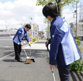 清掃の様子