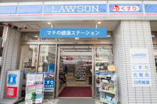 ローソン湯島駅前店(東京都文京区)の外観