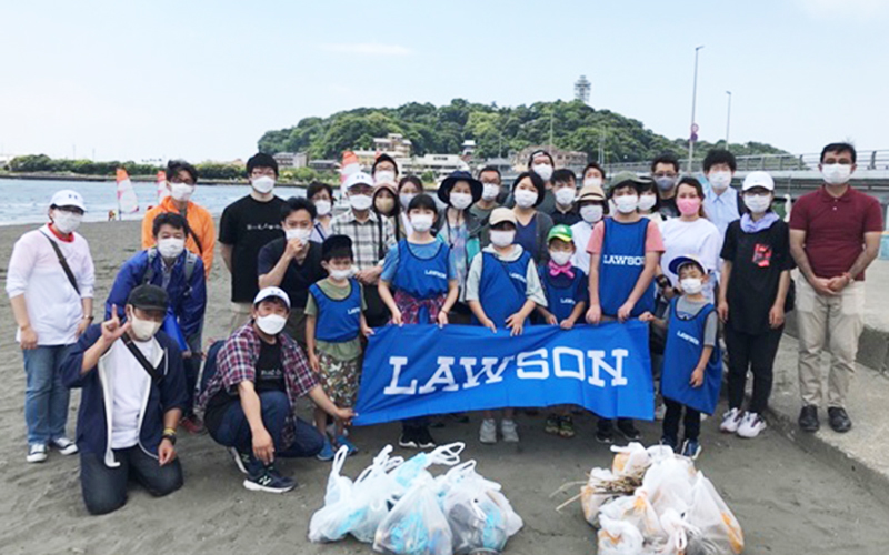 片瀬東浜海岸清掃活動