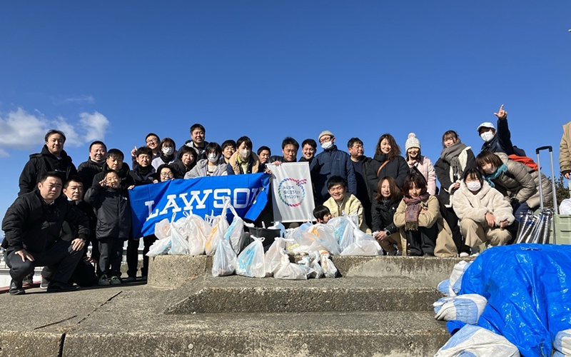 画像 片瀬東浜海岸清掃活動