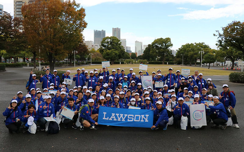 画像 横浜マラソン給水ボランティア