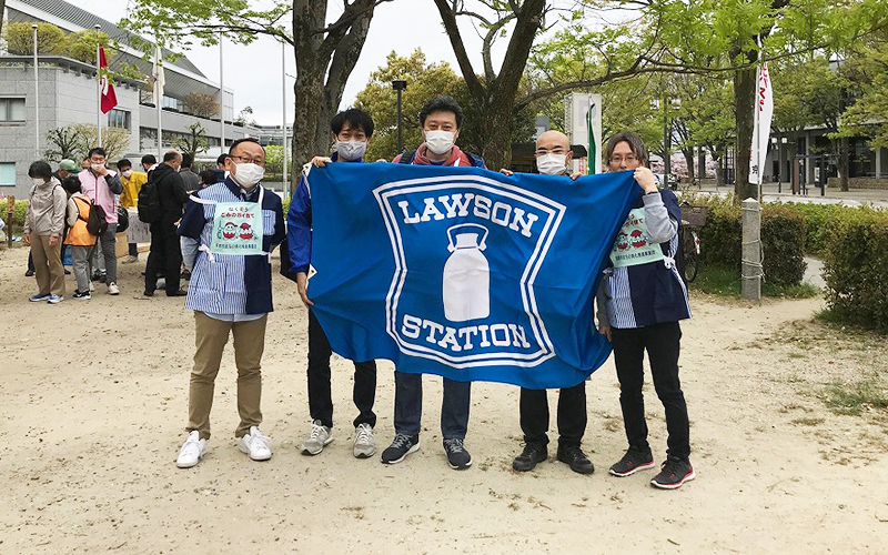 「第十七回 京都さくらよさこい」清掃活動(1)