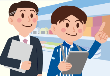 本部社員による新店サポート!