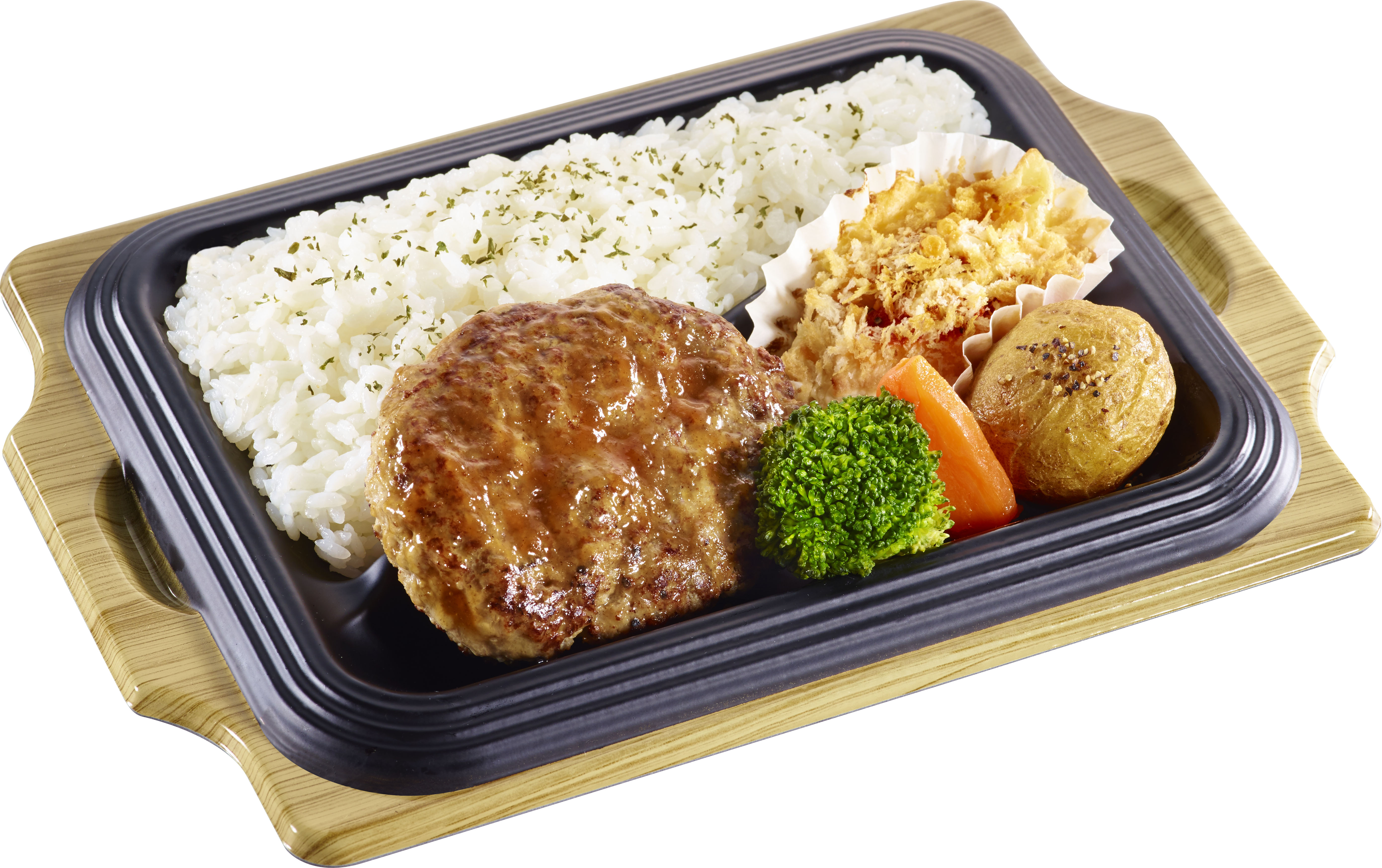 新潟コシヒカリ 鉄板焼ハンバーグ弁当 発売 ローソン公式サイト