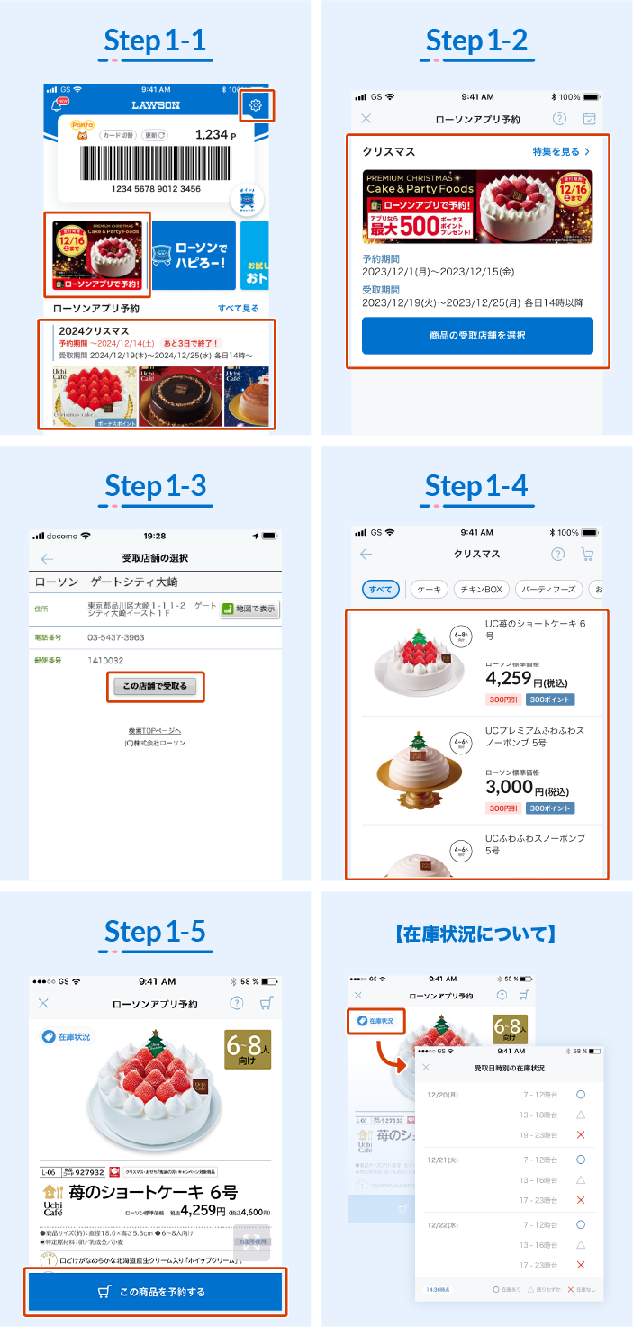 ■Step１：商品選択