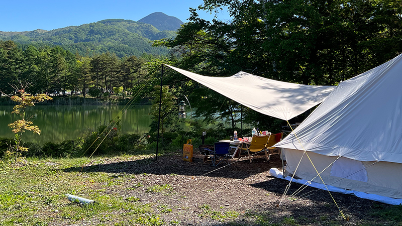 キャンプ風景