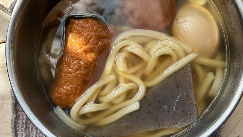 おでんにうどん