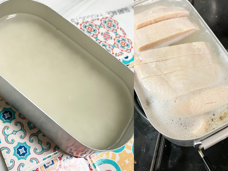サラダチキンでカオマンガイ風を作ってみた