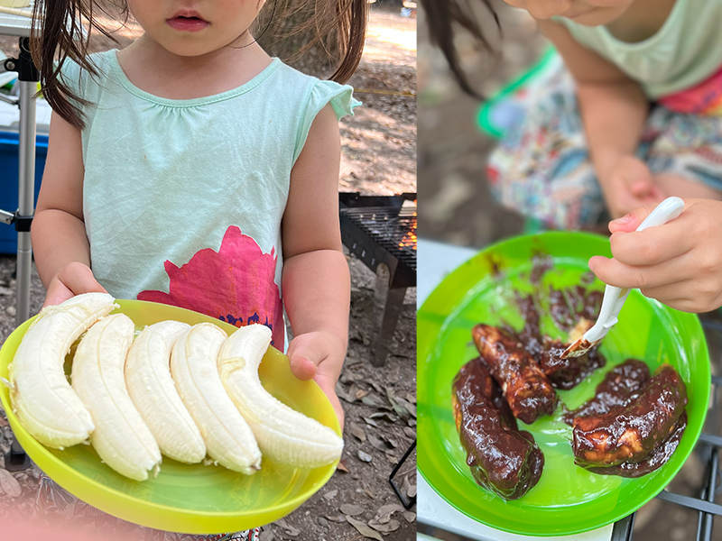 子どもにも楽しめるチョコバナナ