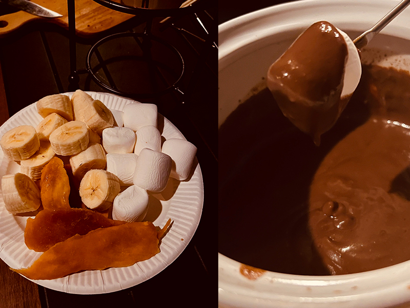 チョコフォンデュ