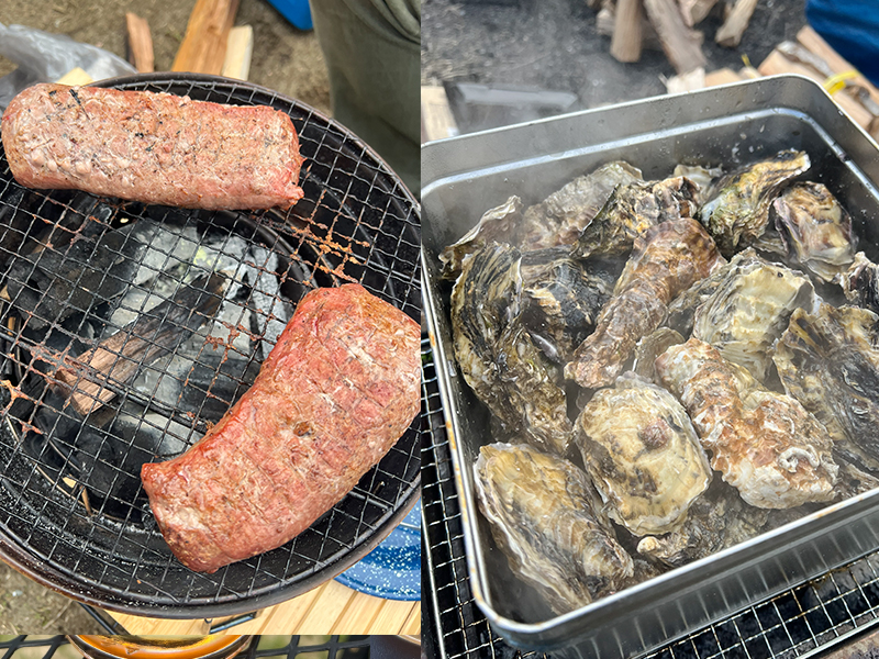 牡蠣と肉に合う